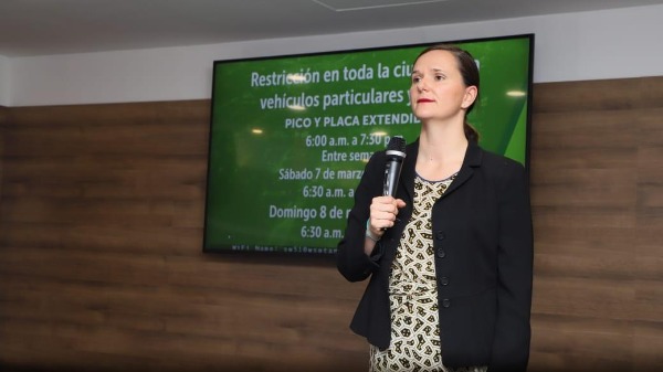 Secretaria de Ambiente Carolina Urrutia rueda de prensa Alerta Amarilla