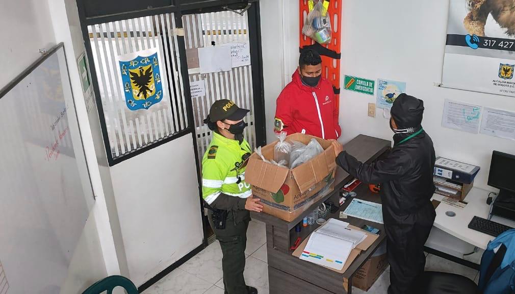 La Policía Metropolitana de Bogotá recuperó varios especímenes marinos que eran movilizados en la Terminal de Transportes de El Salitre.