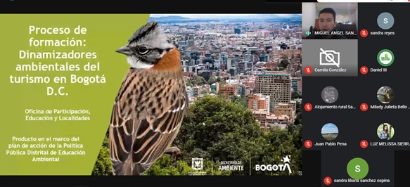 Operadores turísticos de Bogotá-Región comenzaron proceso de formación en biodiversidad