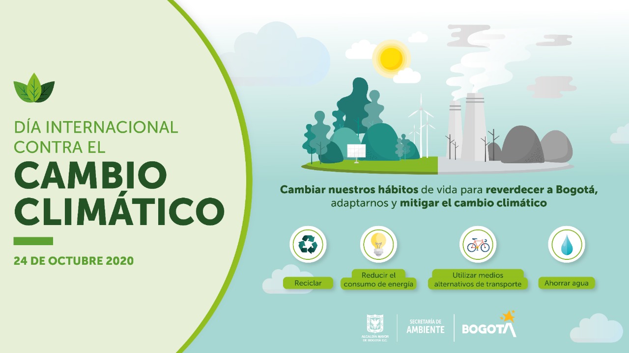 Bogotá se une a la conmemoración del Día Internacional contra el Cambio Climático