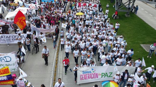 Hoy la Bogotá Humana ratificó el deseo de paz de los colombianos