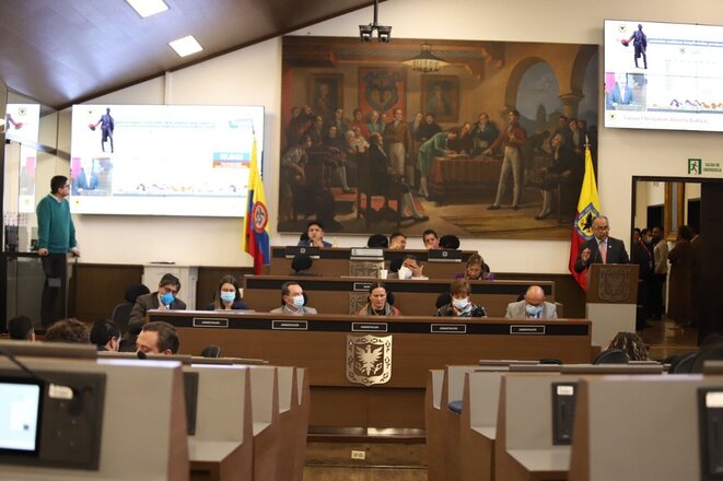 Sesión en Concejo de Bogotá