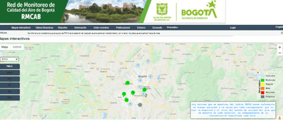 Mejoran las condiciones de calidad del aire en Bogotá