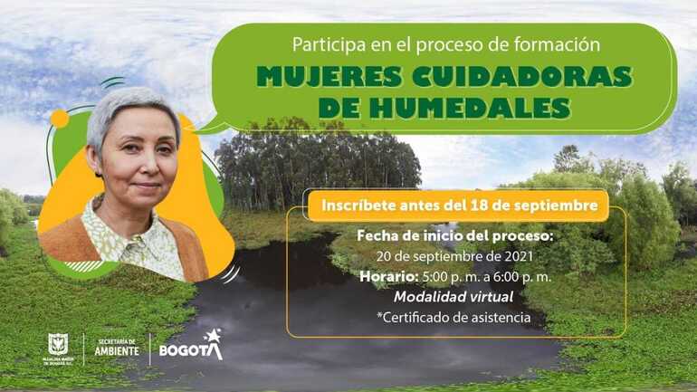 Abierto proceso de formación para mujeres cuidadoras de humedales en Bogotá