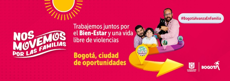 Bogotá, D.C., mayo 2024. Nos movemos por las familias, #BogotáAvanzaEnFamilia es el lema que tiene este año la celebración del Día de la Familia que, para su edición 2024, tiene como tema central el bienestar social y económico de las familias, teniendo a Bogotá como la ciudad de las oportunidades, para que avancemos en la 