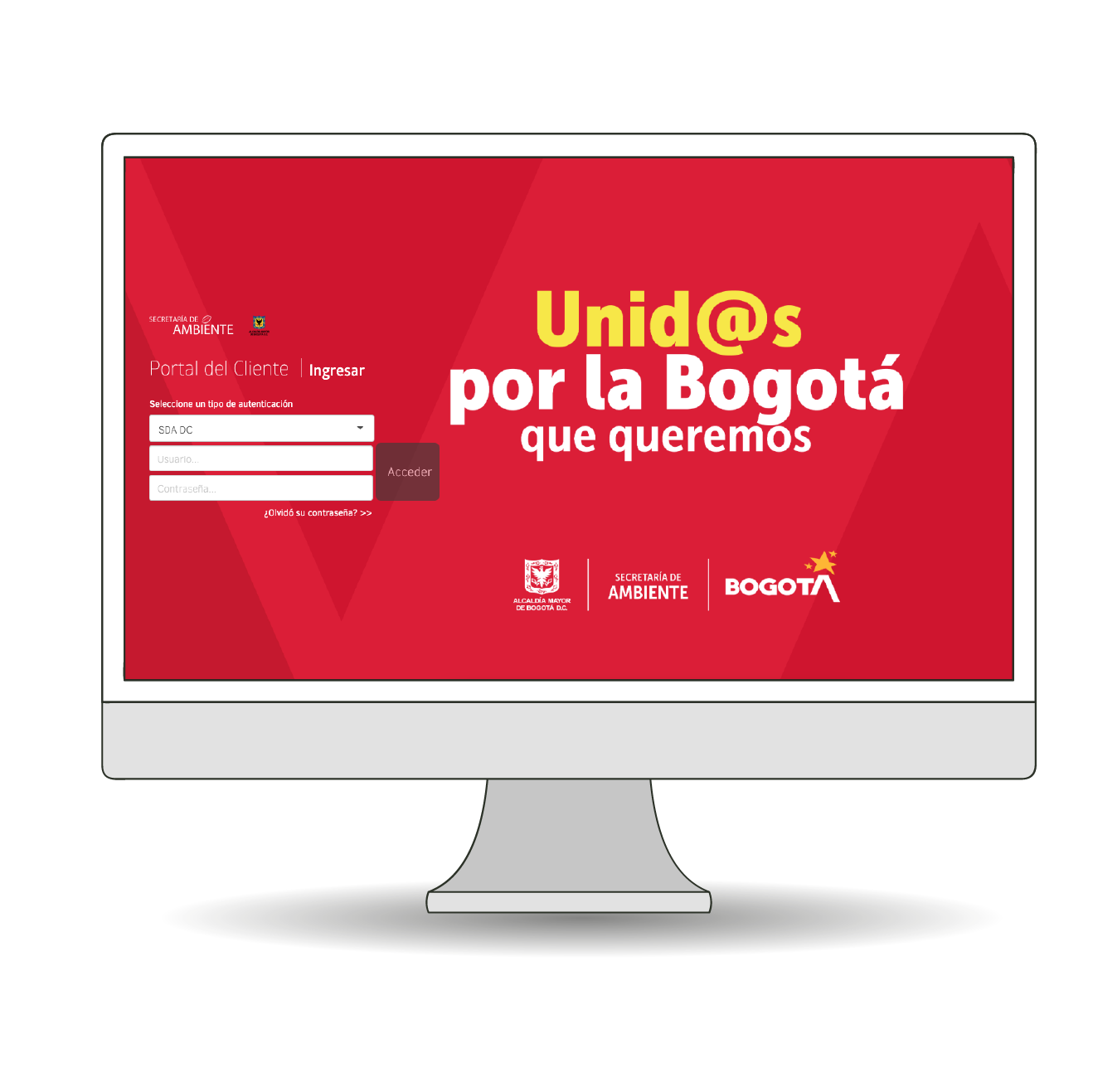 Pantalla Mesa de ayuda