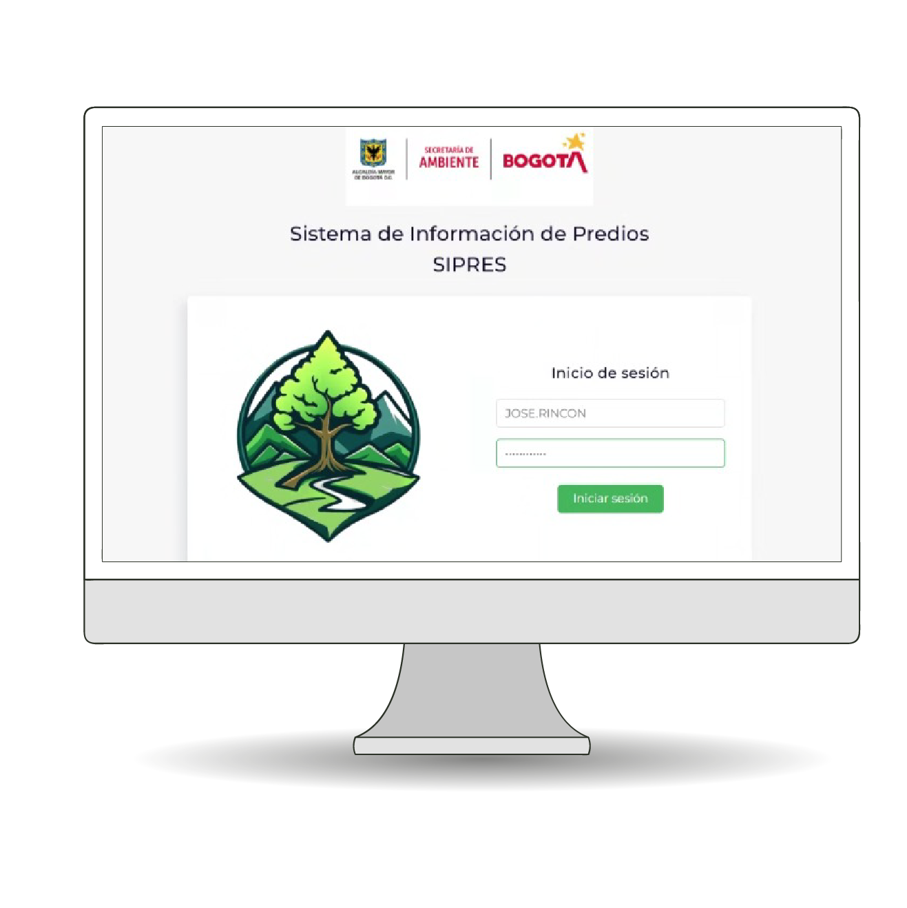 Pantalla Mesa de ayuda