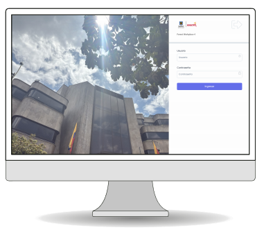Pantalla de acceso Forest