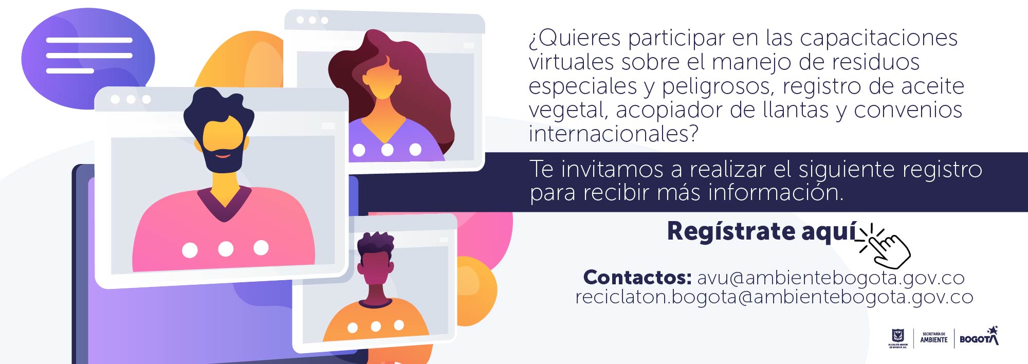 Banner capacitaciones residuos especiales 2023