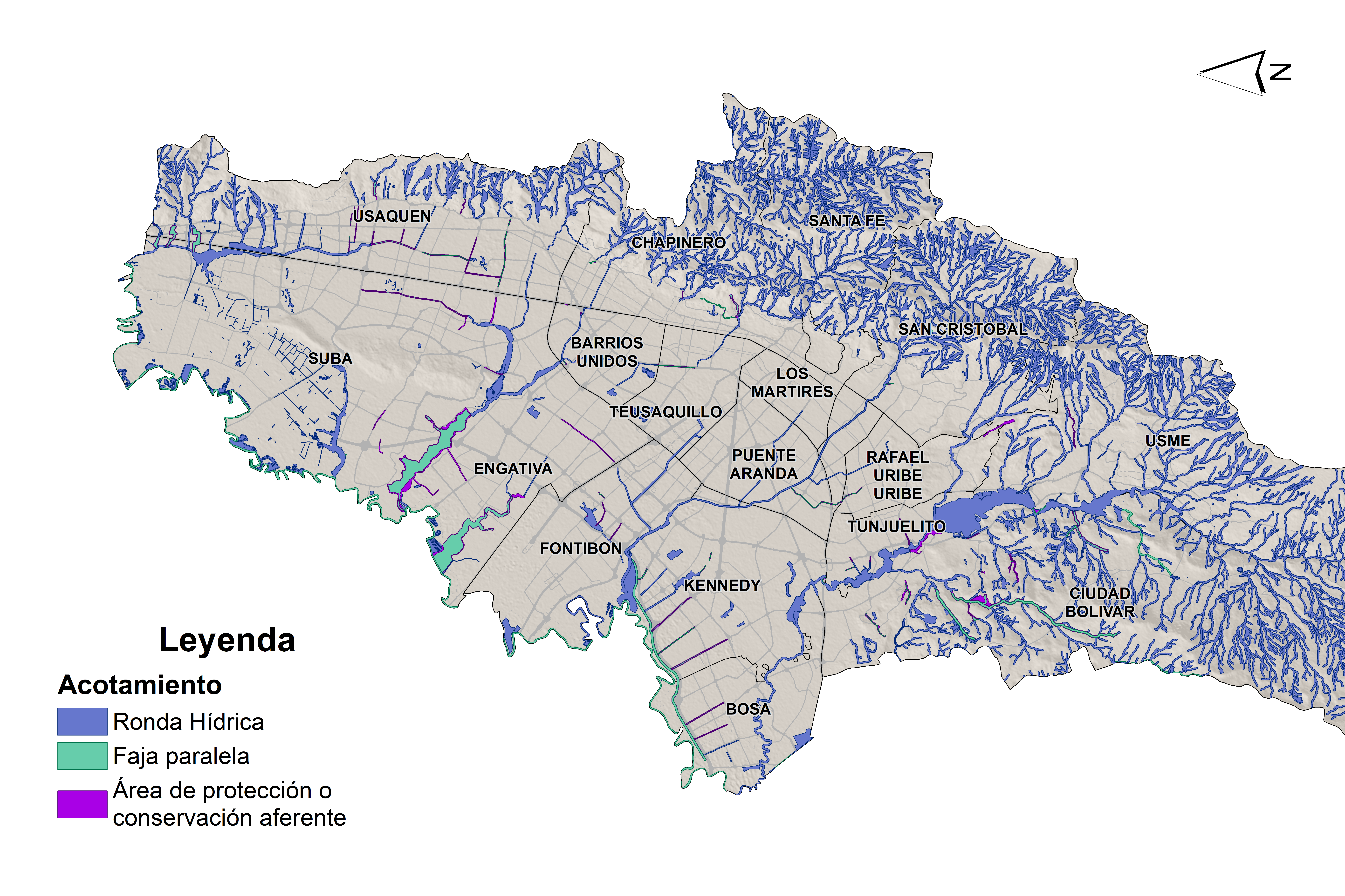 Acotamientos del Sistema Hídrico del Distrito Capital